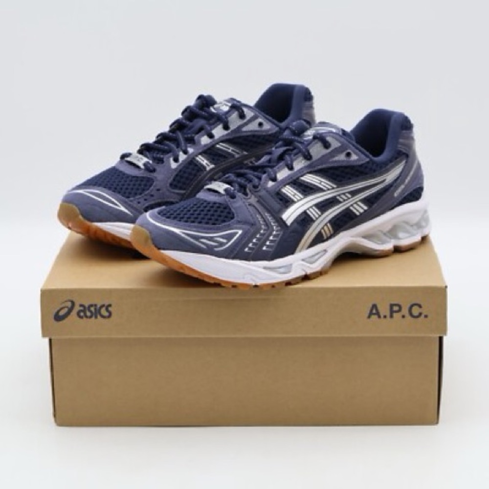 A.P.C x Asics Gel Kayano 14 indigo fog